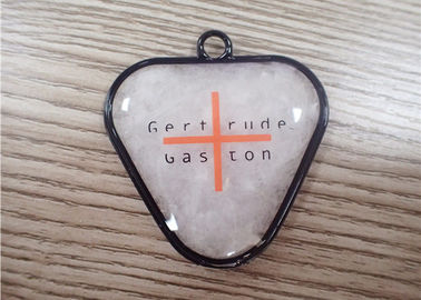 Customized PVC Down Filling Hang Tag / TPU Jacket Hang Label For Clothing