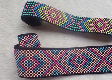 Customized Silicone Dots Jacquard Elastic Band Colorful Printed OEKO SGS BV