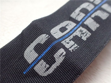 Luggage Accessories Non Elastic Cord ,  37MM Flat Nylon Cord Strap With Printing Logo