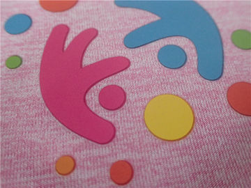 Cartoon Pattern Heat Transfer Clothing Labels , Custom Screen Printing Patches