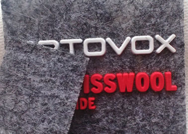Custom Felt Fabric Patches Silicone Logo For Hats / Bags / Clothes OEKO SGS BV