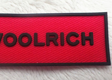 Small Letters Clear LOGO Patches For Garment / Custom Applique Patches