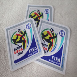 FIFA World Cup Heat Transfer Flocking Patches Multi - Color For Sportswear Decoration