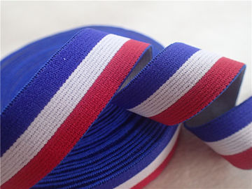 2CM Colorful  Jacquard Elastic Webbing For Garment 100% Polyester Material