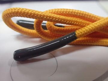Fashionable Non Elastic Cord With Shiny Silicone Endings Environmentally Friendly