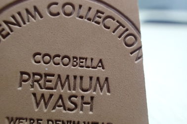 Durable Embossed Leather Patches / Custom Logo Patches For Jeans，Bags，Clothes