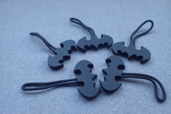 Soft Material Rubber Zipper Puller For Handbags Backpacks