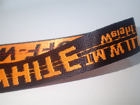 Fashion Style Strong and Hardwearing Jacquard Webbing Customized Logo