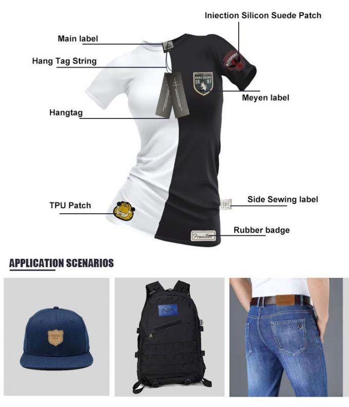 Custom Embossed Leather Patches For Jeans And Bags