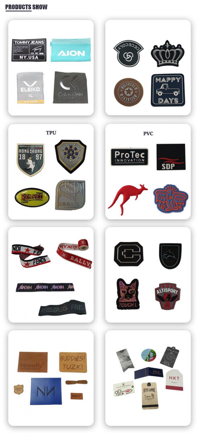 Custom Embossed Leather Patches For Jeans And Bags